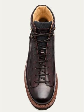 Brunello Cucinelli
Men's Leather Wool-Tongue Hiking Ankle Boots